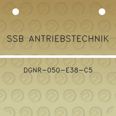 ssb-antriebstechnik-dgnr-050-e38-c5