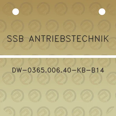 ssb-antriebstechnik-dw-036500640-kb-b14