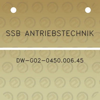 ssb-antriebstechnik-dw-g02-045000645