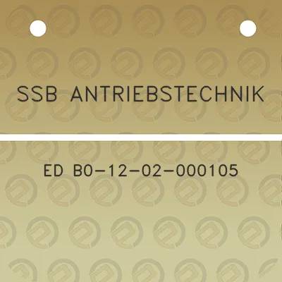 ssb-antriebstechnik-ed-b0-12-02-000105