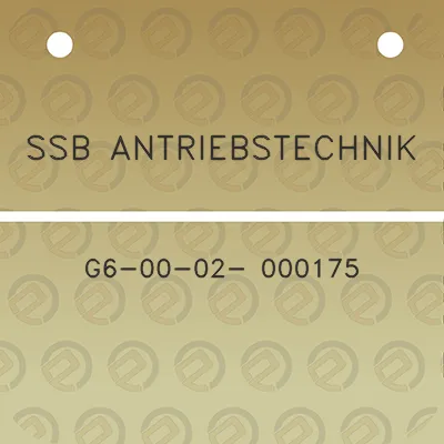 ssb-antriebstechnik-g6-00-02-000175