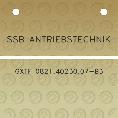 ssb-antriebstechnik-gxtf-08214023007-b3