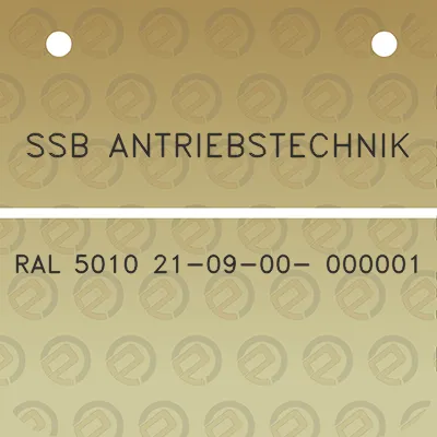 ssb-antriebstechnik-ral-5010-21-09-00-000001