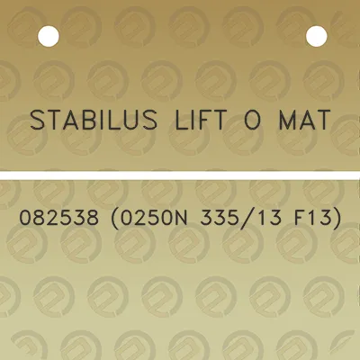 stabilus-lift-o-mat-082538-0250n-33513-f13