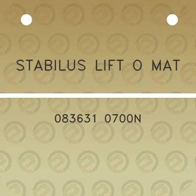 stabilus-lift-o-mat-083631-0700n