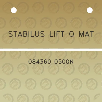 stabilus-lift-o-mat-084360-0500n