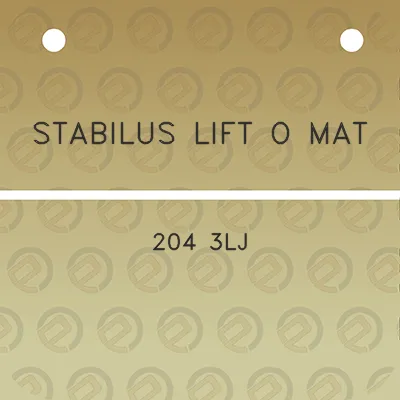 stabilus-lift-o-mat-204-3lj