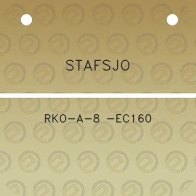 stafsjo-rko-a-8-ec160