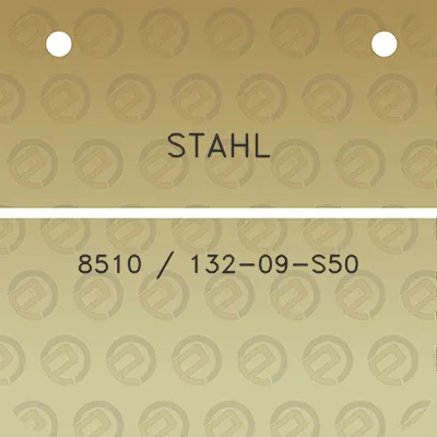 stahl-8510-132-09-s50