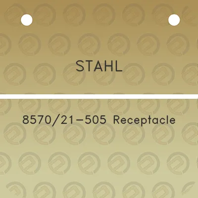 stahl-857021-505-receptacle