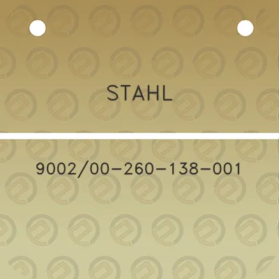 stahl-900200-260-138-001