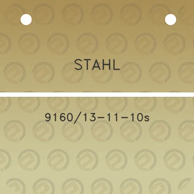 stahl-916013-11-10s