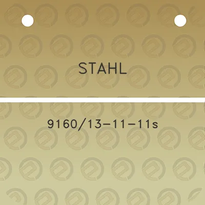 stahl-916013-11-11s