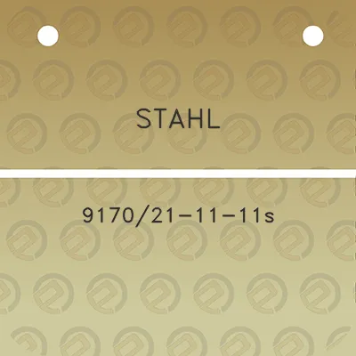 stahl-917021-11-11s