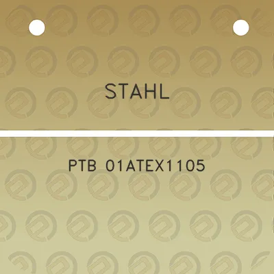 stahl-ptb-01atex1105