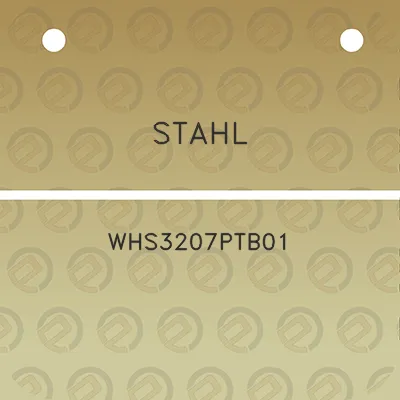 stahl-whs3207ptb01