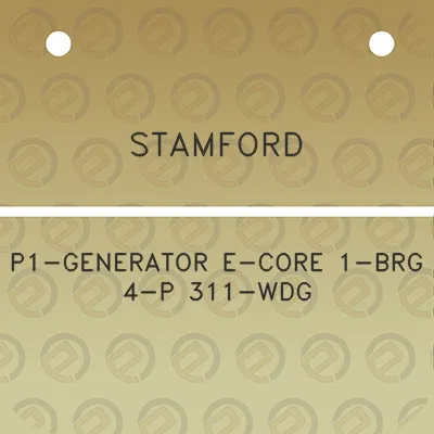 stamford-p1-generator-e-core-1-brg-4-p-311-wdg