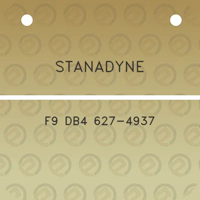 stanadyne-f9-db4-627-4937