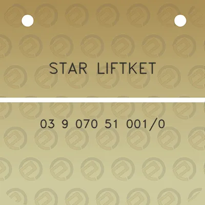 star-liftket-03-9-070-51-0010