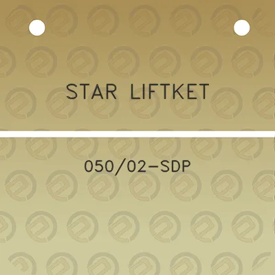 star-liftket-05002-sdp