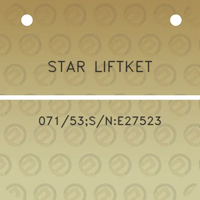 star-liftket-07153sne27523