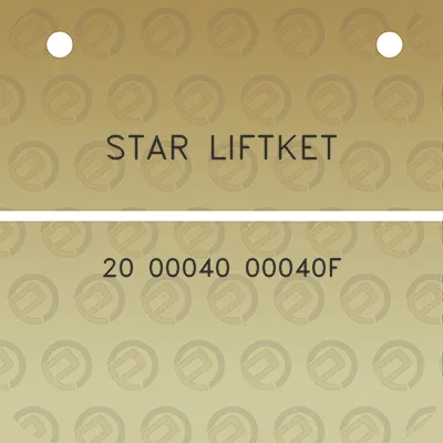 star-liftket-20-00040-00040f