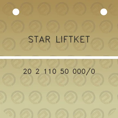 star-liftket-20-2-110-50-0000