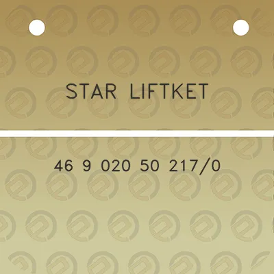 star-liftket-46-9-020-50-2170