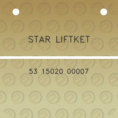 star-liftket-53-15020-00007