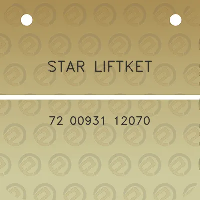 star-liftket-72-00931-12070