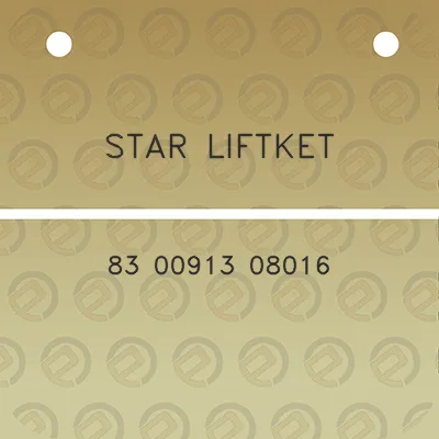 star-liftket-83-00913-08016