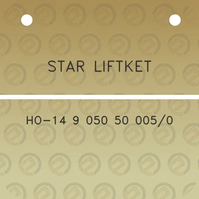 star-liftket-ho-14-9-050-50-0050