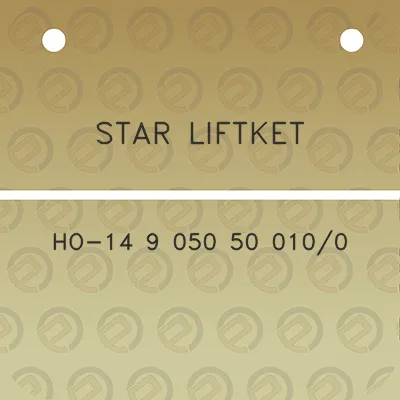 star-liftket-ho-14-9-050-50-0100