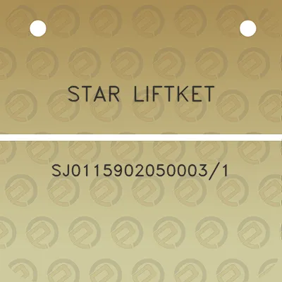 star-liftket-sj01159020500031