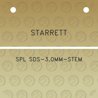 starrett-spl-sds-30mm-stem