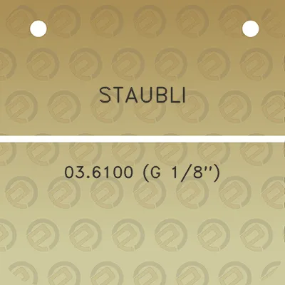 staubli-036100-g-18