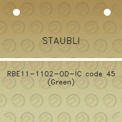 staubli-rbe11-1102-od-ic-code-45-green