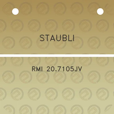 staubli-rmi-207105jv