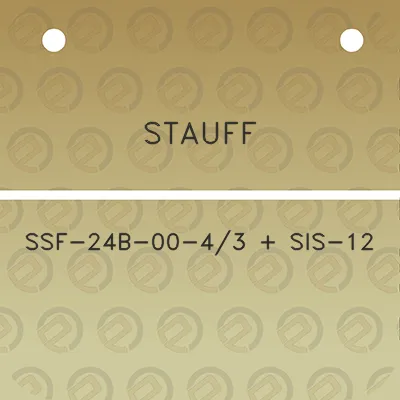 stauff-ssf-24b-00-43-sis-12