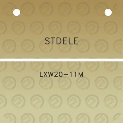 stdele-lxw20-11m