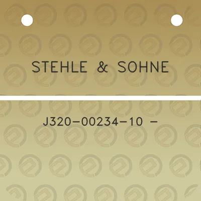 stehle-sohne-j320-00234-10