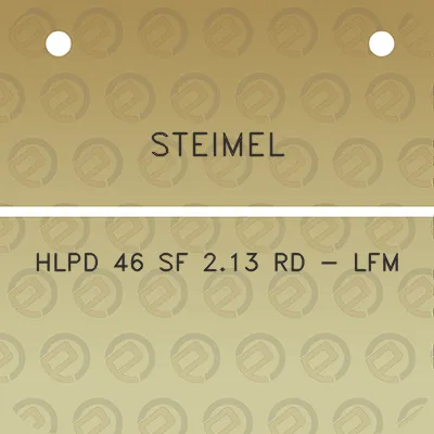 steimel-hlpd-46-sf-213-rd-lfm