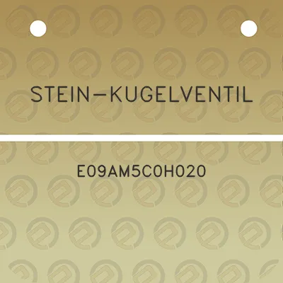 stein-kugelventil-e09am5c0h020