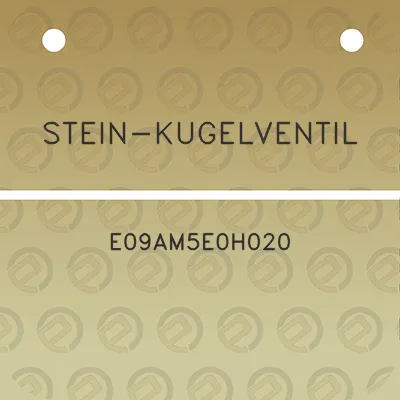 stein-kugelventil-e09am5e0h020