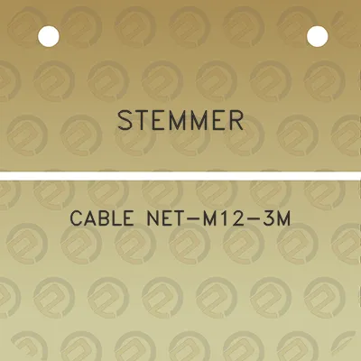 stemmer-cable-net-m12-3m