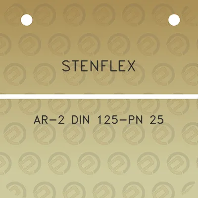 stenflex-ar-2-din-125-pn-25