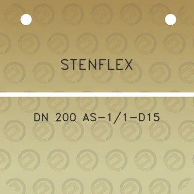 stenflex-dn-200-as-11-d15