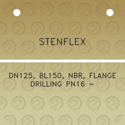 stenflex-dn125-bl150-nbr-flange-drilling-pn16