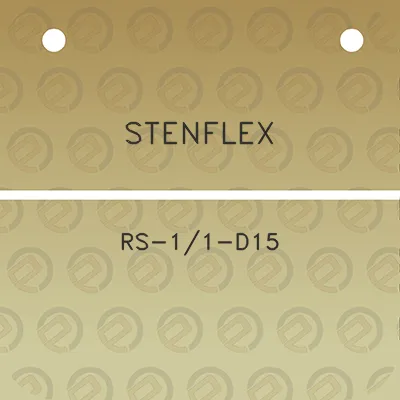 stenflex-rs-11-d15