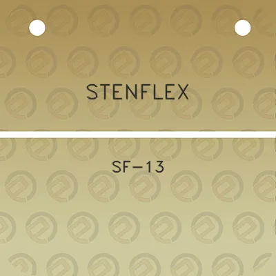 stenflex-sf-13